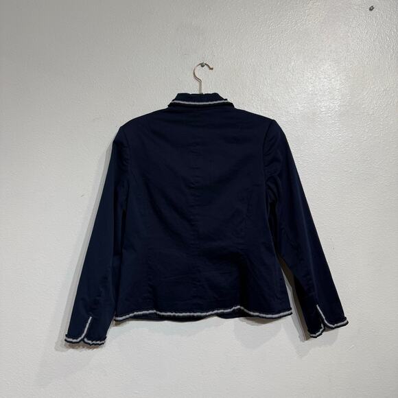 Parisian Signature Navy Blazer Sz 10P - Picture 9 of 11